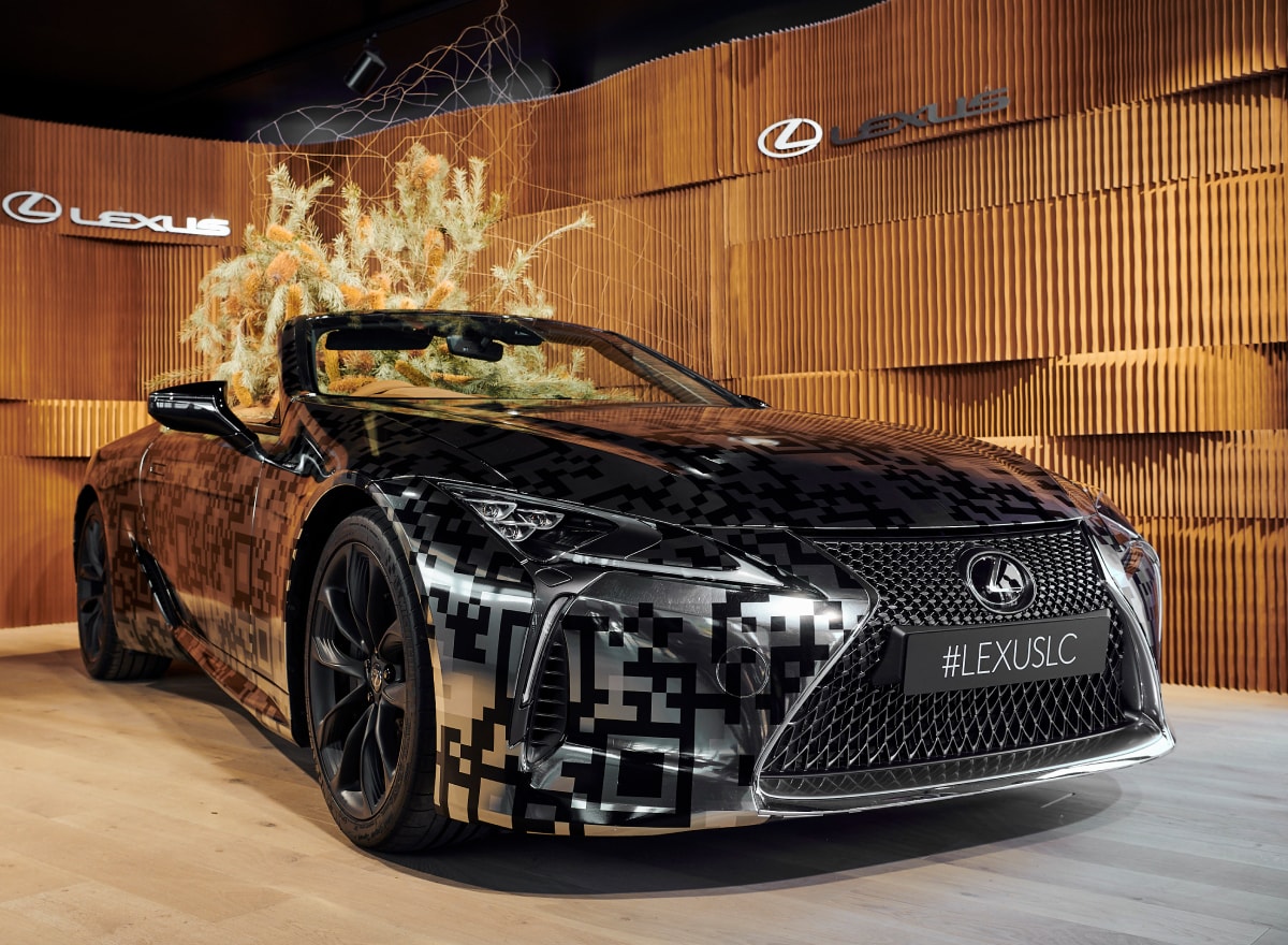LC Convertible concept in Landmark by Lexus at the 2019 Lexus Melbourne Cup Carnival