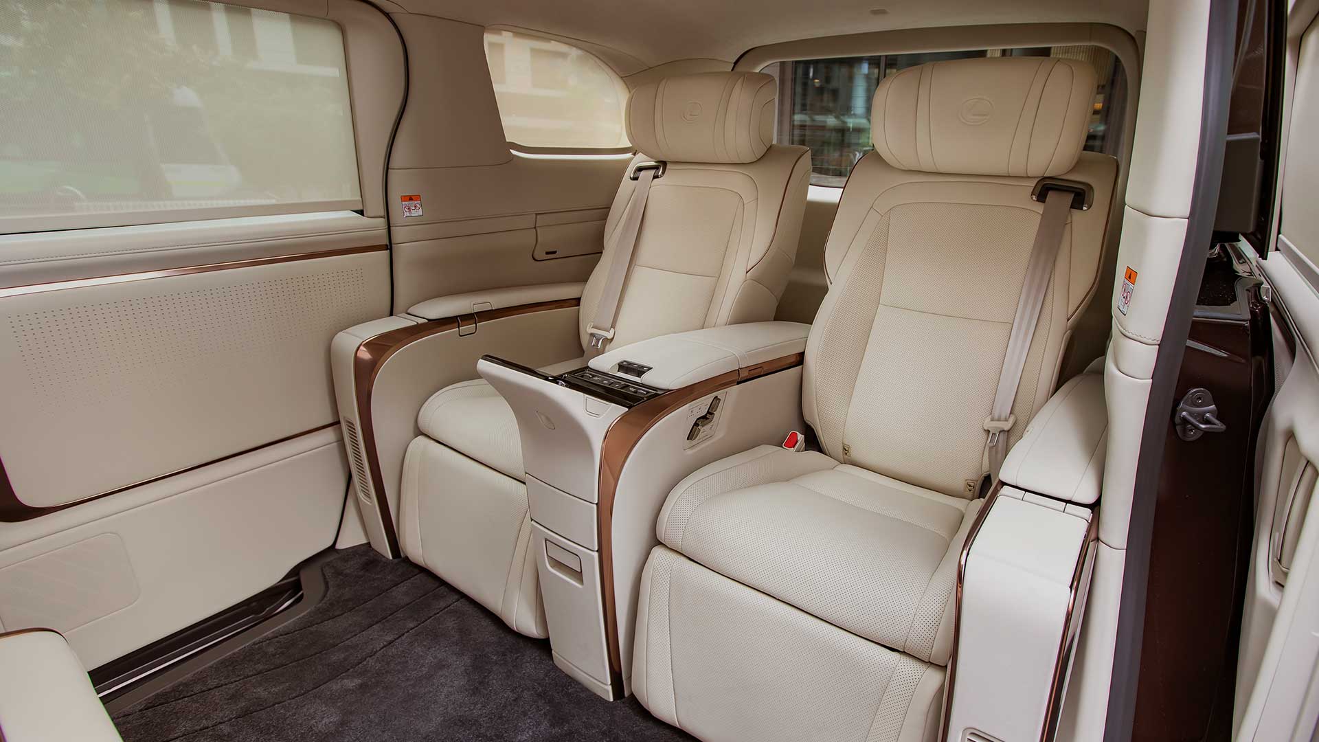 2024 Lexus LM 500h. Overseas pre-production model shown. Australian grades, features & specifications may differ.