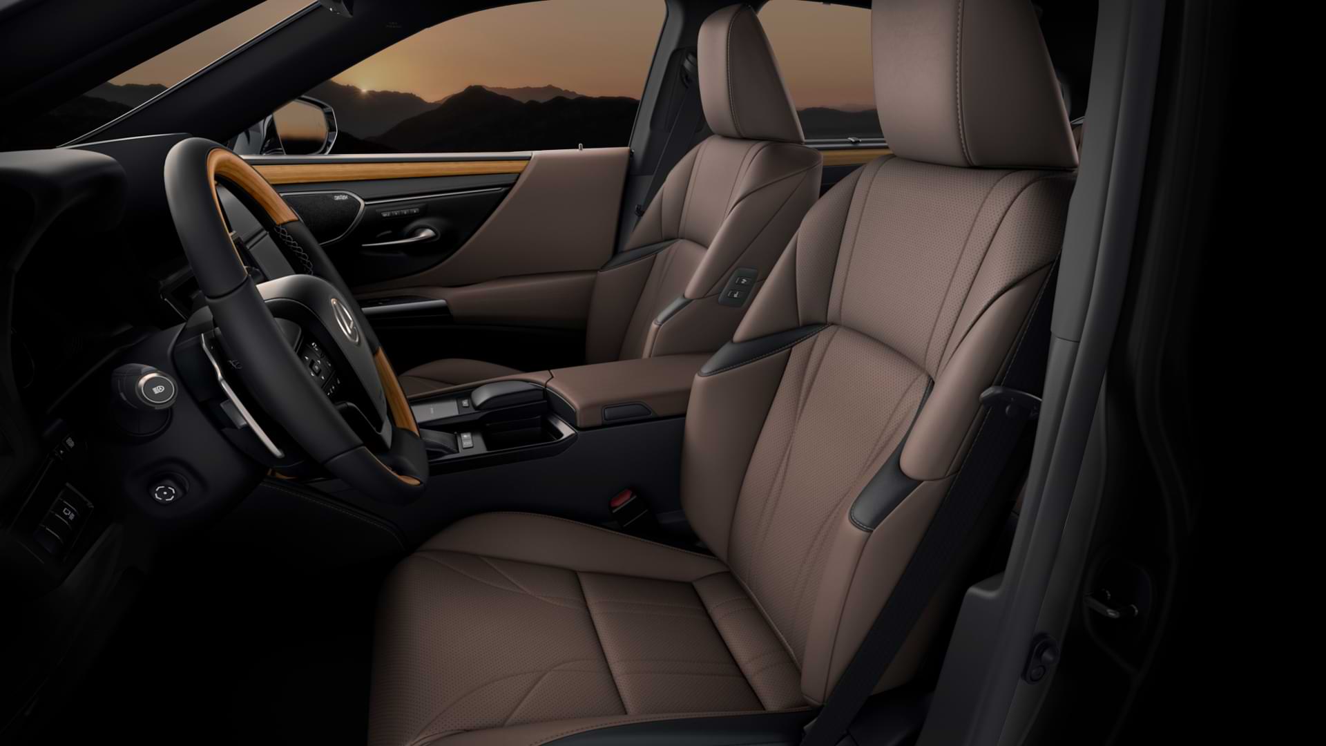 2021 Lexus ES. (Overseas model shown. Australian specifications & features may differ. See your Lexus dealer for details.)