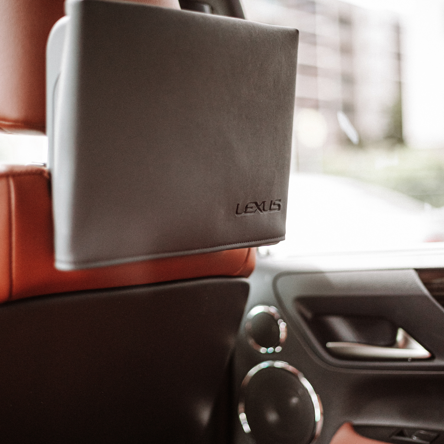 2021 Lexus LX 570 S interior - rear of driver's seat